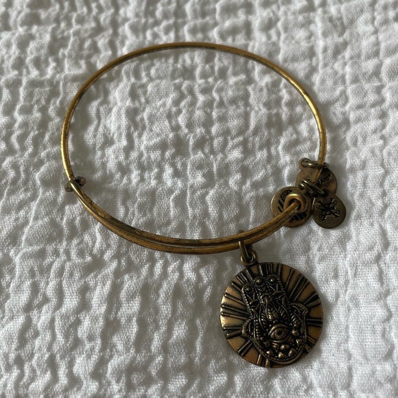 Gold Hand of Fatima Alex and Ani Bracelet - Picture 1 of 1